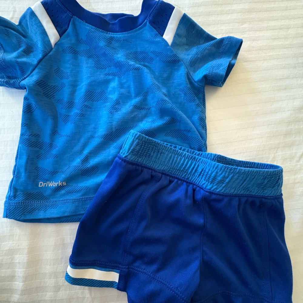 DriWorks Blue Toddler Activewear Set